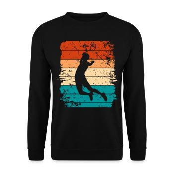Badminton - Unisex Pullover - Schwarz - Vorne - Alina (178cm) & Michal (187cm)