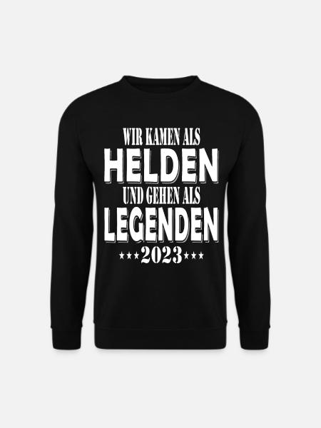 Abschlussklasse 2023 - Unisex Pullover - Schwarz