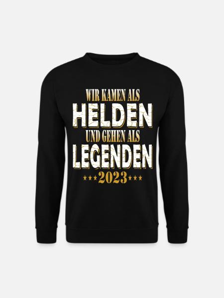 Abschluss 2023 Legende Schule Abschlussklasse - Unisex Pullover - Schwarz