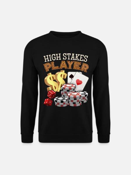 Poker Game, Poker Chips, Spell - Unisex Sweatshirt - black