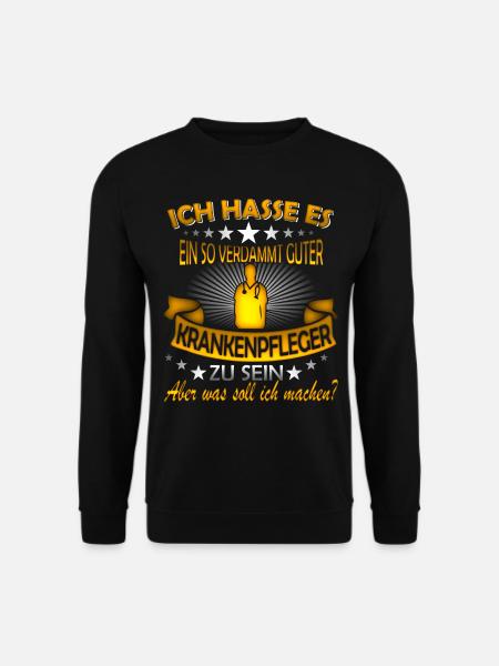 KRANKENPFLEGER - Unisex Pullover - Schwarz