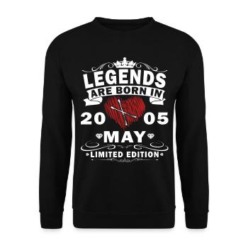 Mai 2005 Gift Drums Drummer - Sweat-shirt Unisexe - noir - Devant - Alina (178cm) & Michal (187cm)