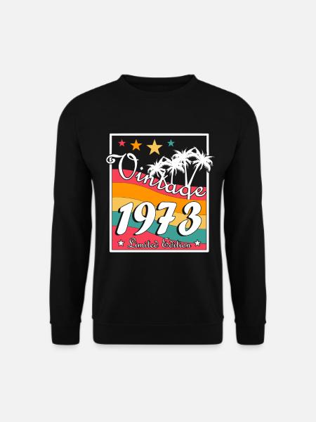 Vintage 1973 - Unisex Pullover - Schwarz