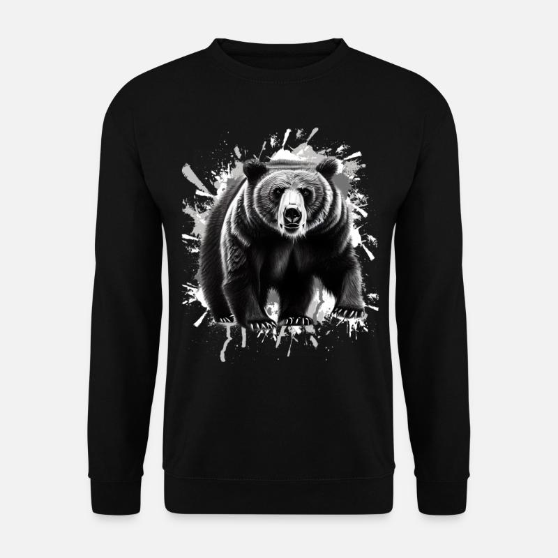 Bear - Unisex Sweatshirt - black