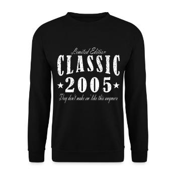 limited edition 2005 - Unisex Pullover - Schwarz - Vorne - Alina (178cm) & Michal (187cm)