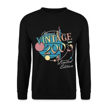 Anniversaire Millésime 2005 Homme Mythe Légende - Sweat-shirt Unisexe - noir - Devant - Alina (178cm) & Michal (187cm)