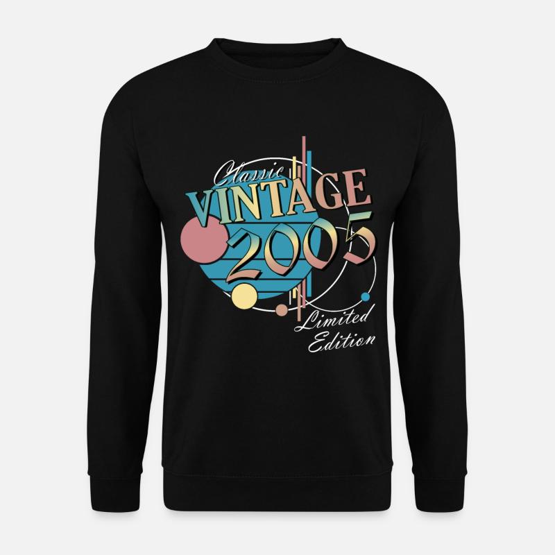 Geburtstag Jahrgang 2005 Mann Mythos Legende - Unisex Pullover - Schwarz