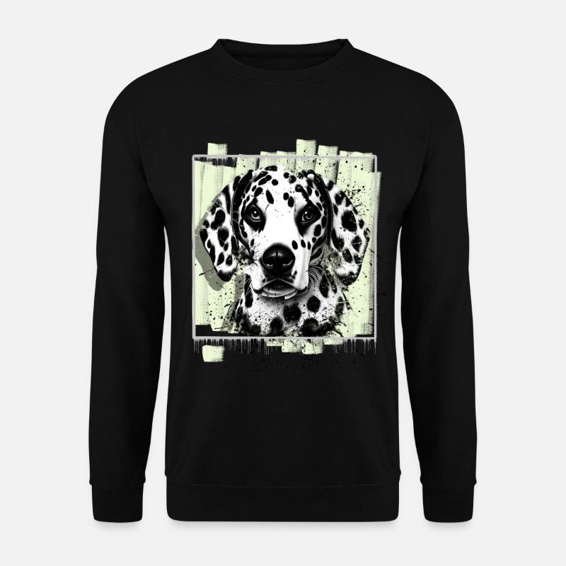 Dalmatian - Unisex Sweatshirt - black