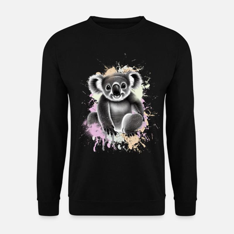 Koala - Unisex Sweatshirt - black
