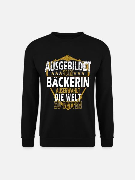 Bäckerin - Unisex Pullover - Schwarz