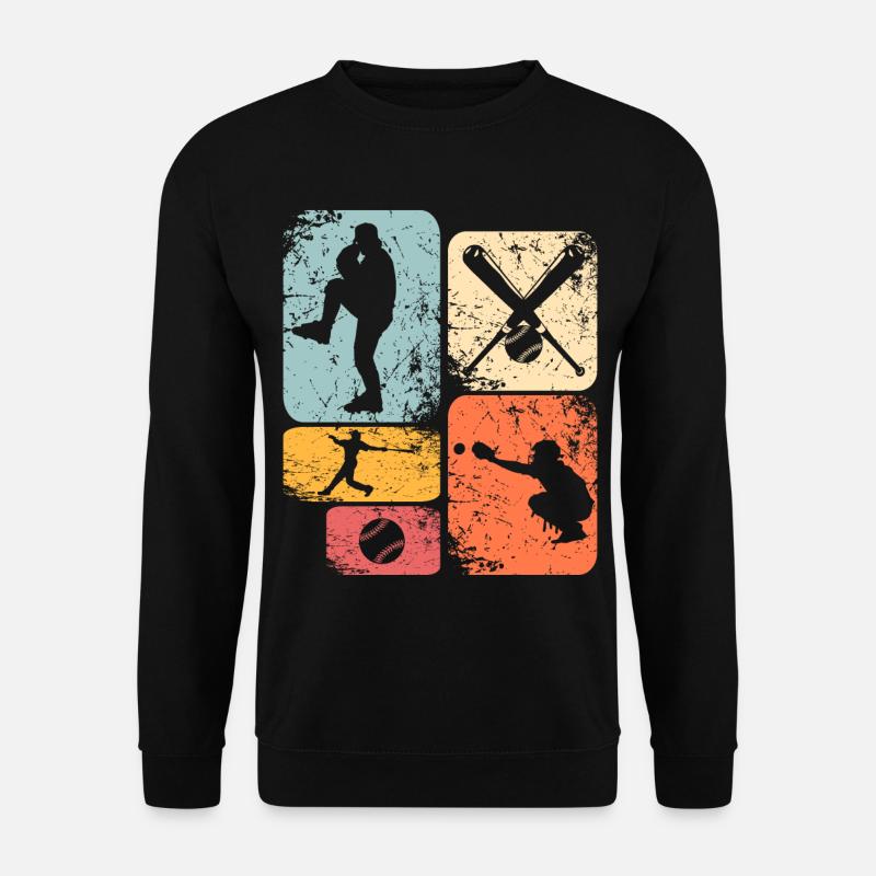 Baseball - Unisex Sweatshirt - black