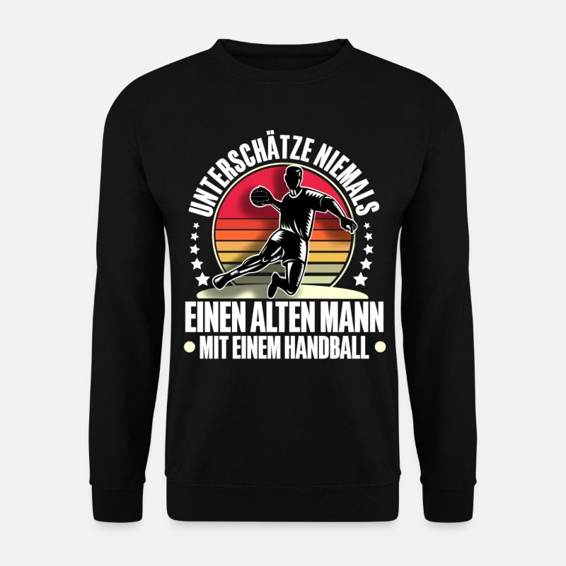 Handball Handballer - Unisex Pullover - Schwarz