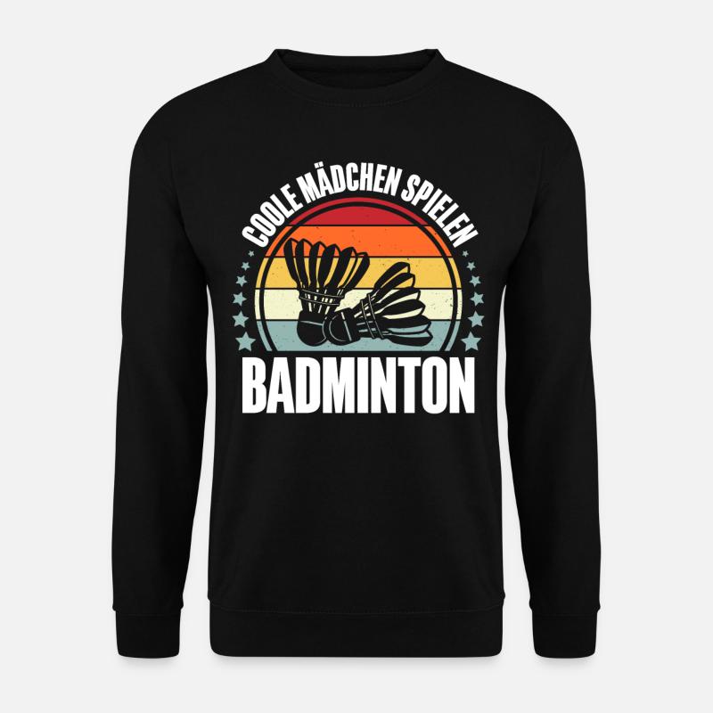 Badminton - Unisex Pullover - Schwarz