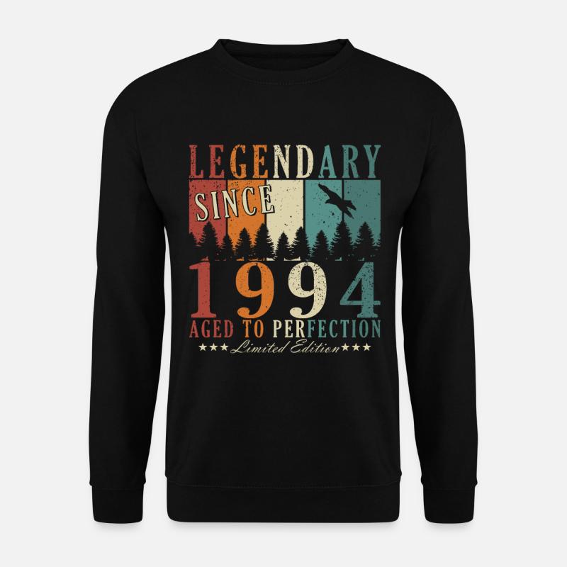 29. Geburtstag Mann Jahrgang 1994 Legende - Unisex Pullover - Schwarz