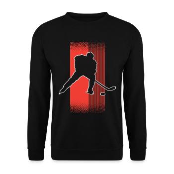 Eishockey Hockey sur glace - Sweat-shirt Unisexe - noir - Devant - Alina (178cm) & Michal (187cm)