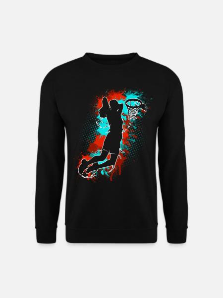 Basketball Basketballer - Unisex Pullover - Schwarz
