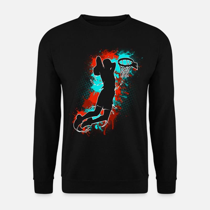 Basketball Basketballer - Unisex Pullover - Schwarz