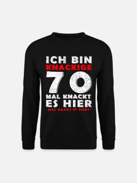 70 Geburtstag 70 Jahre Siebzig Geburtstag 1950 - Unisex Pullover - Schwarz