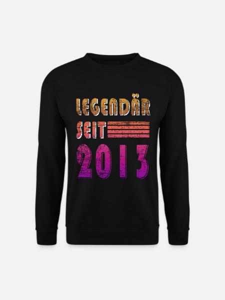 Level 10 Jahre Geburtstagsshirt Gamer 2013 - Unisex Pullover - Schwarz