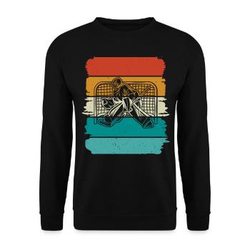 Eishockey Hockey sur glace - Sweat-shirt Unisexe - noir - Devant - Alina (178cm) & Michal (187cm)