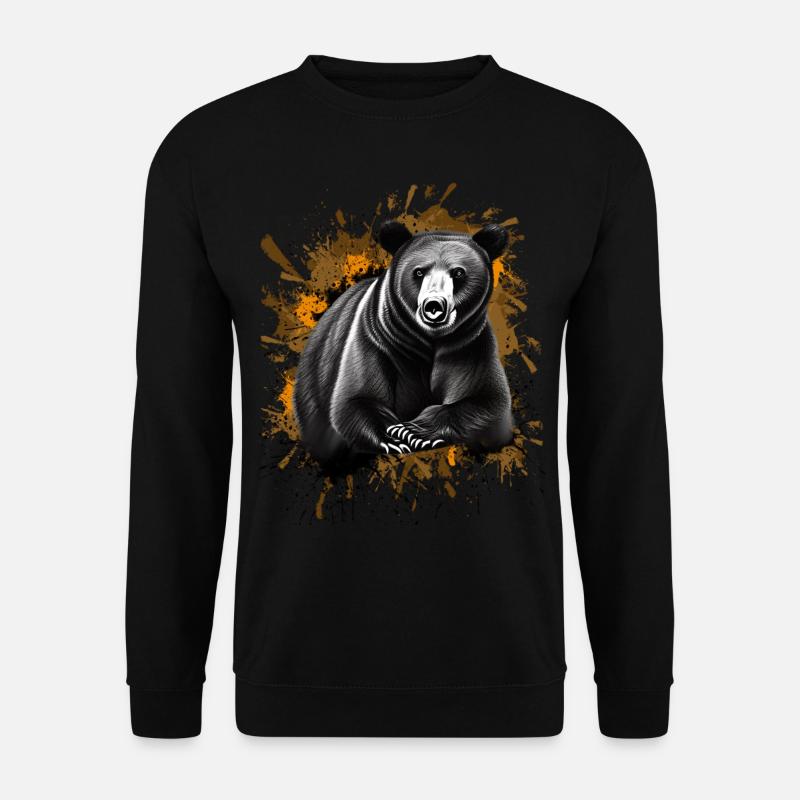 Bear - Unisex Sweatshirt - black