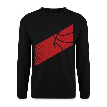 Basketball Basketballer - Unisex Pullover - Schwarz - Vorne - Alina (178cm) & Michal (187cm)