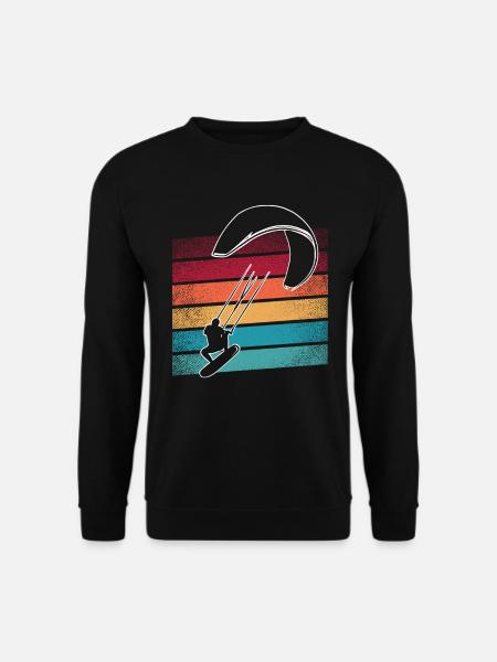 Kitesurfer Kiteboard Kitesurfen Kitesurf - Unisex Pullover - Schwarz