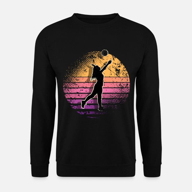 Volleyball - Unisex Pullover - Schwarz