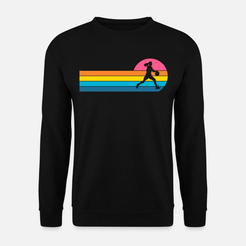 Basketball Basketballerin Frauen - Unisex Pullover - Schwarz