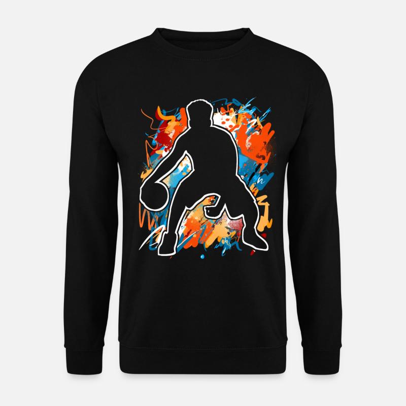Basketball Basketballer - Unisex Pullover - Schwarz