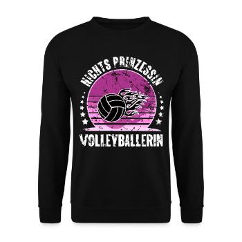 Volleyball - Unisex Pullover - Schwarz - Vorne - Alina (178cm) & Michal (187cm)