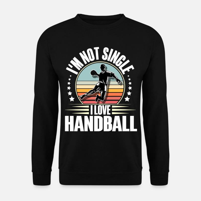Handball Handballer - Unisex Pullover - Schwarz
