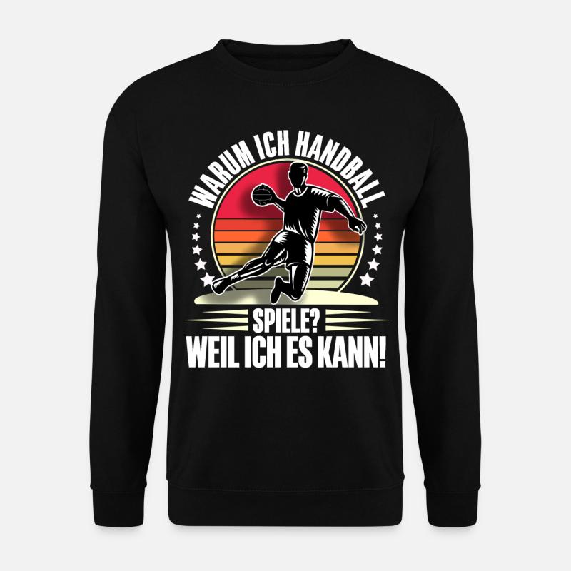 Handball Handballer - Unisex Pullover - Schwarz