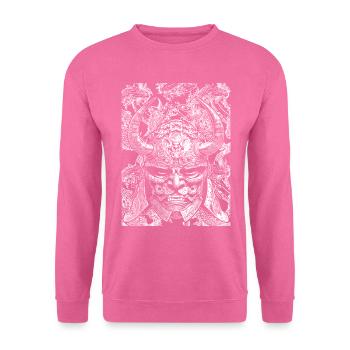 Masques de samouraï & koï de natation – votre style ? - Sweat-shirt Unisexe - rose - Devant