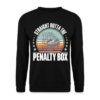 Eishockey Hockey sur glace - Sweat-shirt Unisexe - noir - Devant - Alina (178cm) & Michal (187cm)