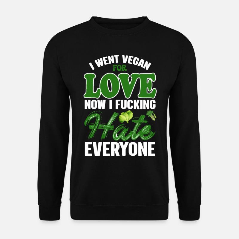 Vegan Veganism - Unisex Sweatshirt - black