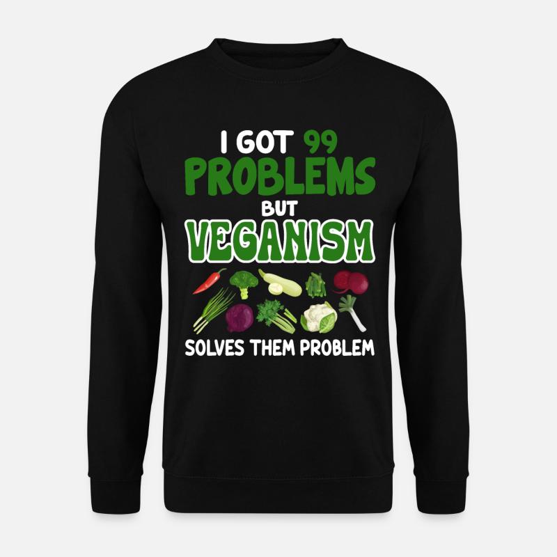 Vegan Veganismus - Unisex Pullover - Schwarz