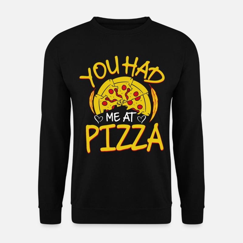 Pizza - Unisex Sweatshirt - black