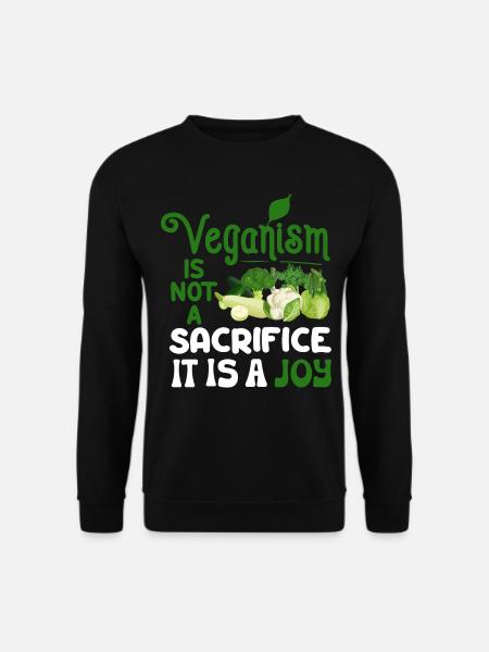 Véganisme végétalien - Sweat-shirt Unisexe - noir