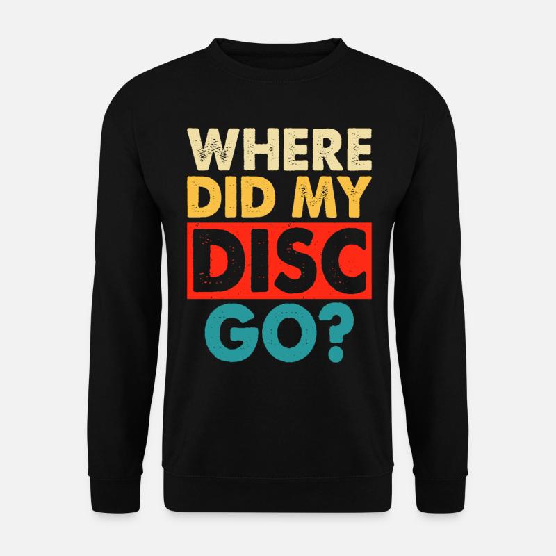 Discgolf Disc Golf - Unisex Sweatshirt - black