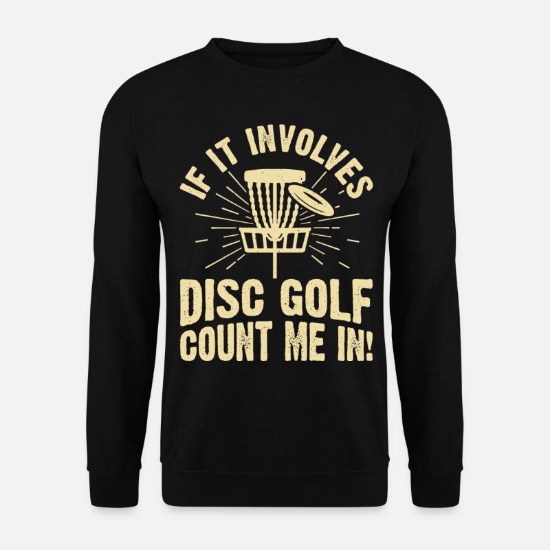 Discgolf Disc Golf - Unisex Pullover - Schwarz