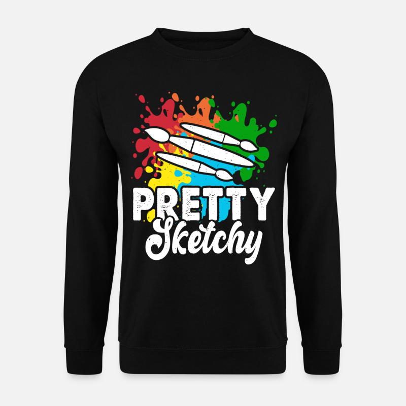 Künstler - Unisex Pullover - Schwarz