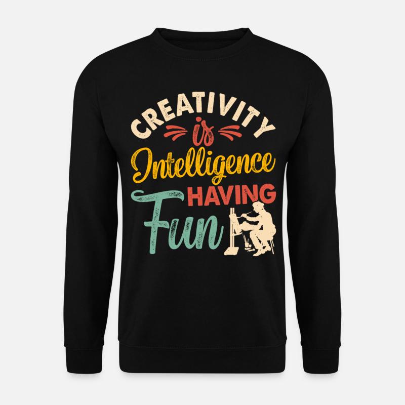 Künstler - Unisex Pullover - Schwarz