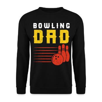 Bowling - Unisex Pullover - Schwarz - Vorne - Alina (178cm) & Michal (187cm)