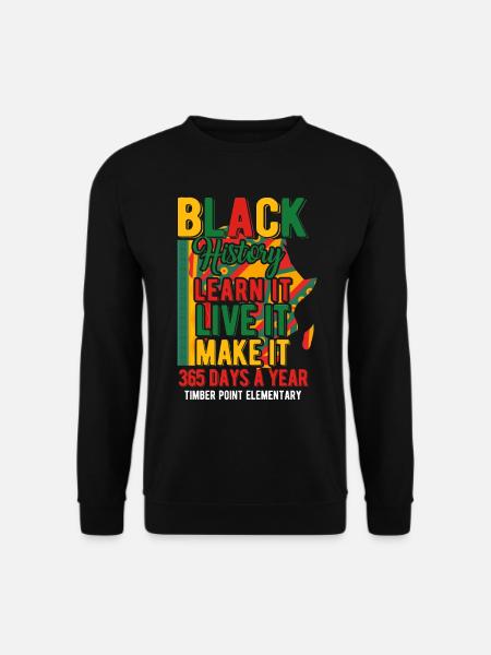 Black History Month Black History - Unisex Pullover - Schwarz