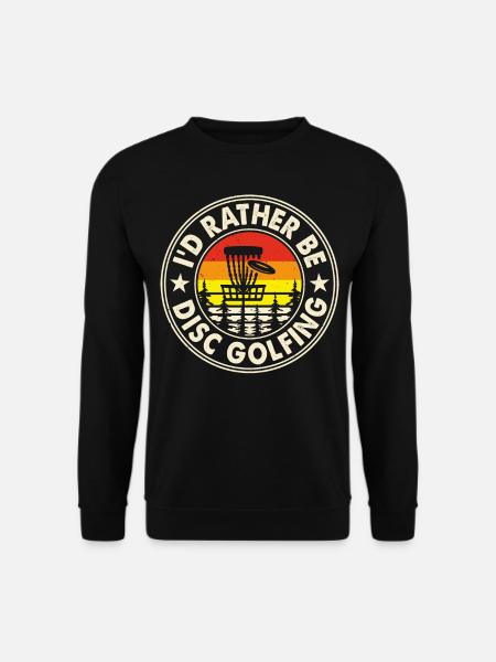 Discgolf Disc Golf - Sweat-shirt Unisexe - noir