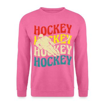 Eishockey Hockey sur glace - Sweat-shirt Unisexe - rose - Devant