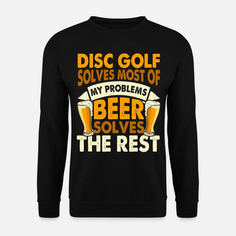 Discgolf Disc Golf - Sweat-shirt Unisexe - noir