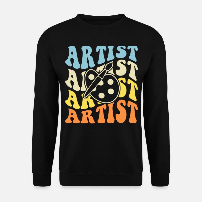 Künstler - Unisex Pullover - Schwarz