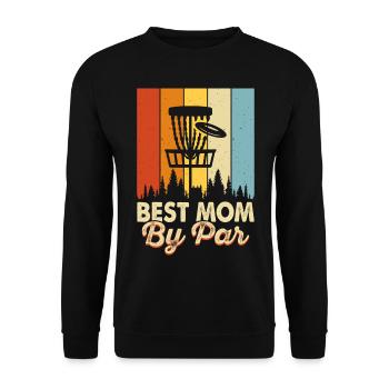 Discgolf Disc Golf - Unisex Sweatshirt - black - Front - Alina (178cm) & Michal (187cm)